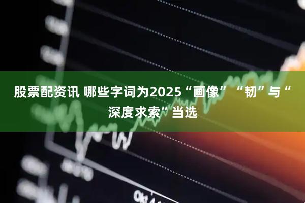 股票配资讯 哪些字词为2025“画像” “韧”与“深度求索”当选